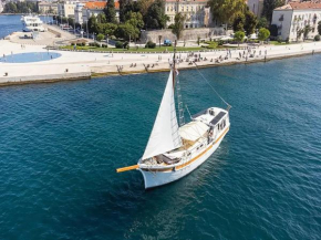 Ship Dolin - with view to Zadar Old town